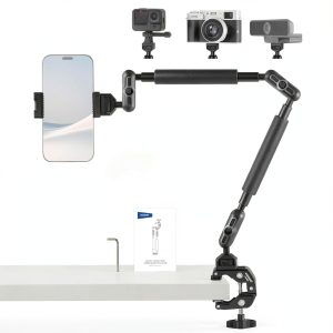Neewer Magic Arm Overhead Camera Mount Aluminum Boom Arm-0