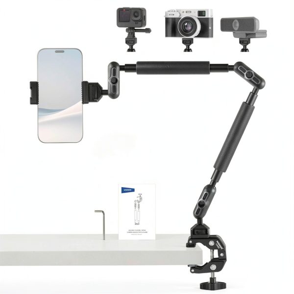 Neewer Magic Arm Overhead Camera Mount Aluminum Boom Arm-0