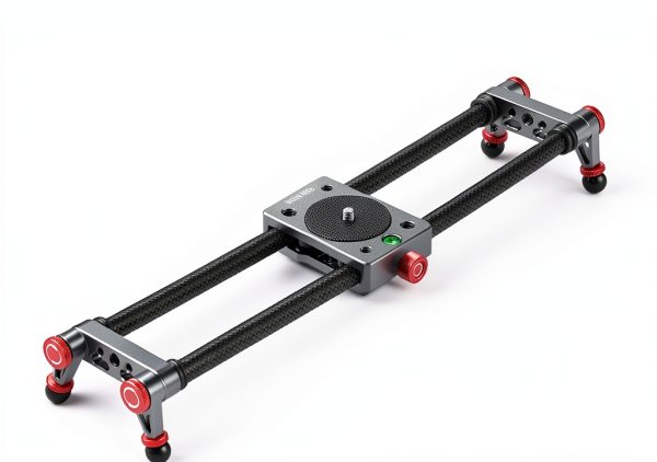 Neewer Carbon Fiber Camera Slider with Ball Head Phone Clamp-0