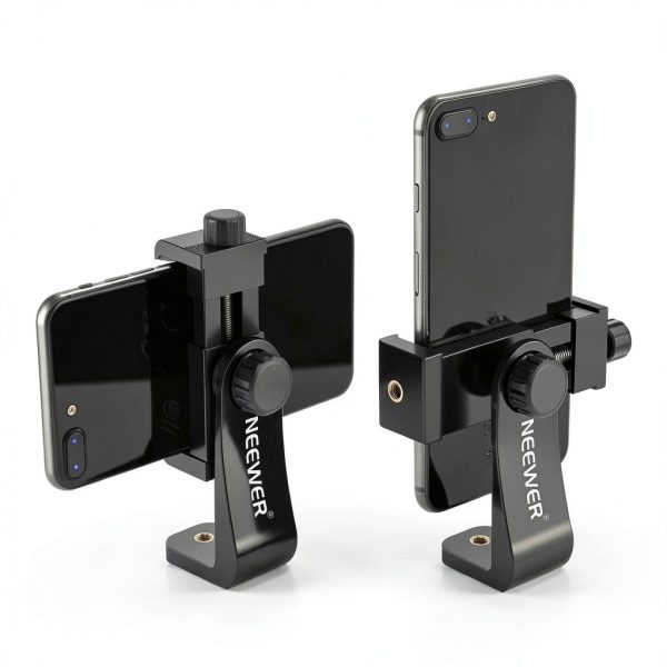 Neewer Smartphone Holder Tripod Mount 360 Rotation Durable-0