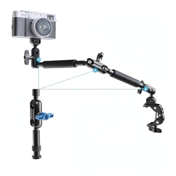 Neewer Magic Arm Overhead Camera Mount Aluminum Boom Arm-2