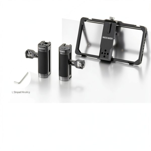Neewer Universal Phone Cage Video Rig Bluetooth Shutter Side-7