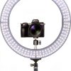 Sunpak 19" Bi-Color Ring Light Vlogging Kit Stand and Bluetooth Remote-9