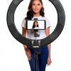 Sunpak 19" Bi-Color Ring Light Vlogging Kit Stand and Bluetooth Remote-7