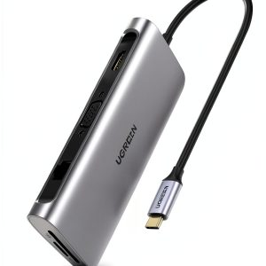 UGREEN 9-in-1 USB-C Docking Station 100W PD Dual HDMI/VGA Ethernet-0