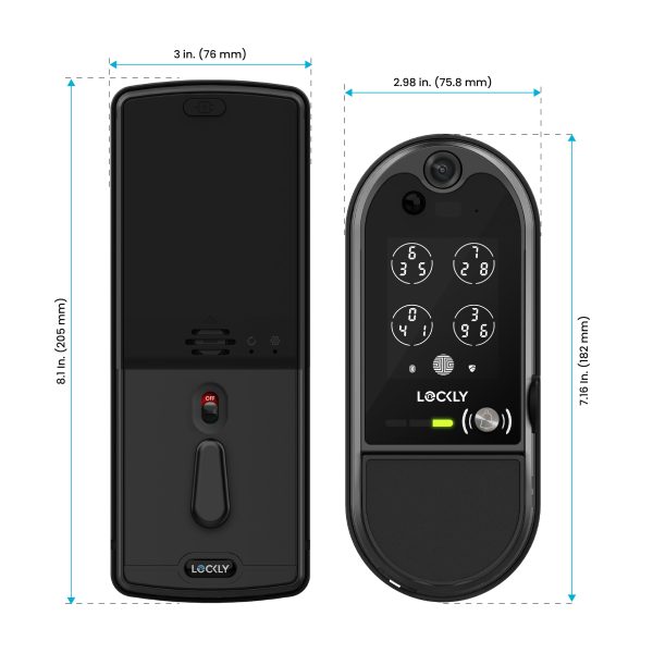 Lockly Vision Elite Smart Lock Deadbolt with-11