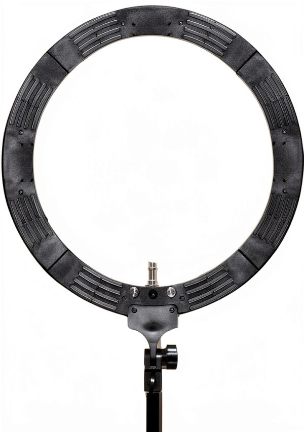 Sunpak 19" Bi-Color Ring Light Vlogging Kit Stand and Bluetooth Remote-1