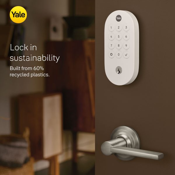 Yale Smart Lock with Matter, Ash Color, Google Home Compatible-4
