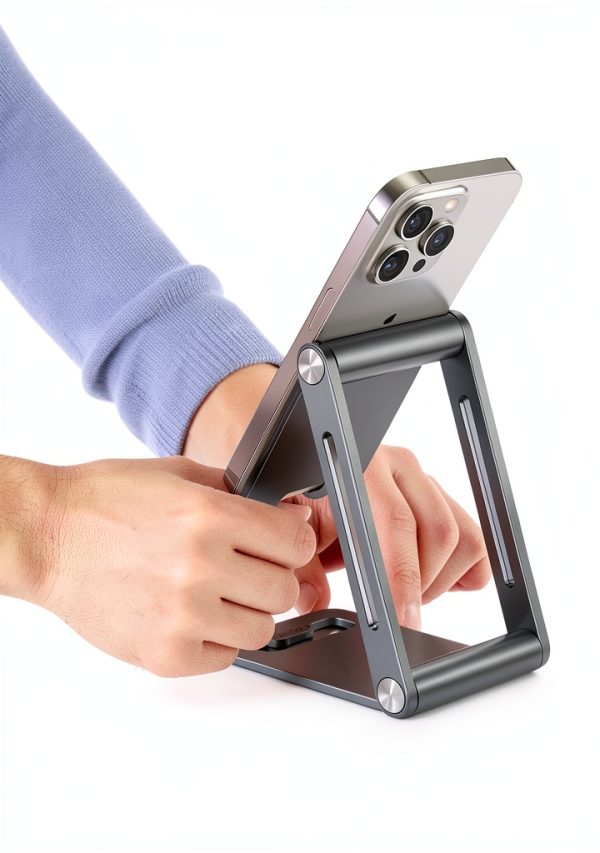 UGREEN Aluminum Phone Stand Space Grey 7.1‑Inch Universal Foldable-2