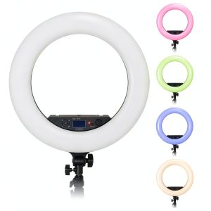Fotodiox Selfie Starlite 18" 100W RGB LED Ring Light with Phone Clamp-0