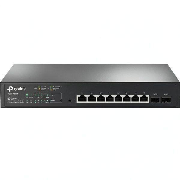 TP-Link TL SG2210MP 10‑Port Gigabit Switch and 8 PoE+ Ports and 2 SFP-0