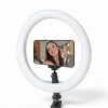 Vivitar 10-Inch LED Ring Light with Adjustable Color Temperature, 3-5