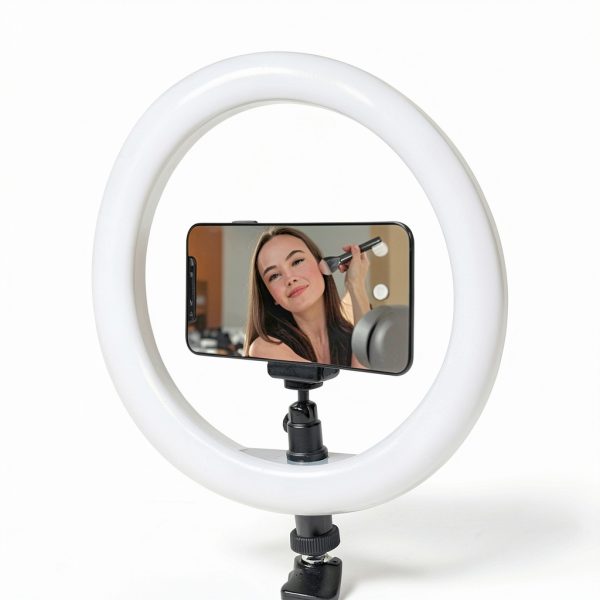 Vivitar 10-Inch LED Ring Light with Adjustable Color Temperature, 3-5