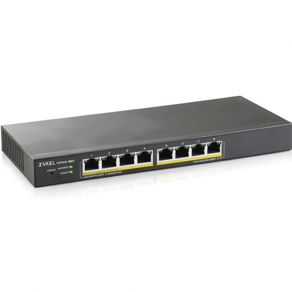 Zyxel GS1915-8EP 8 Port Gigabit Smart Managed PoE Switch with-3